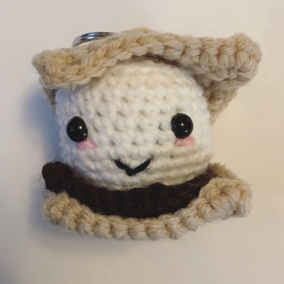 Made to order đSâmores crochet keychain handmade